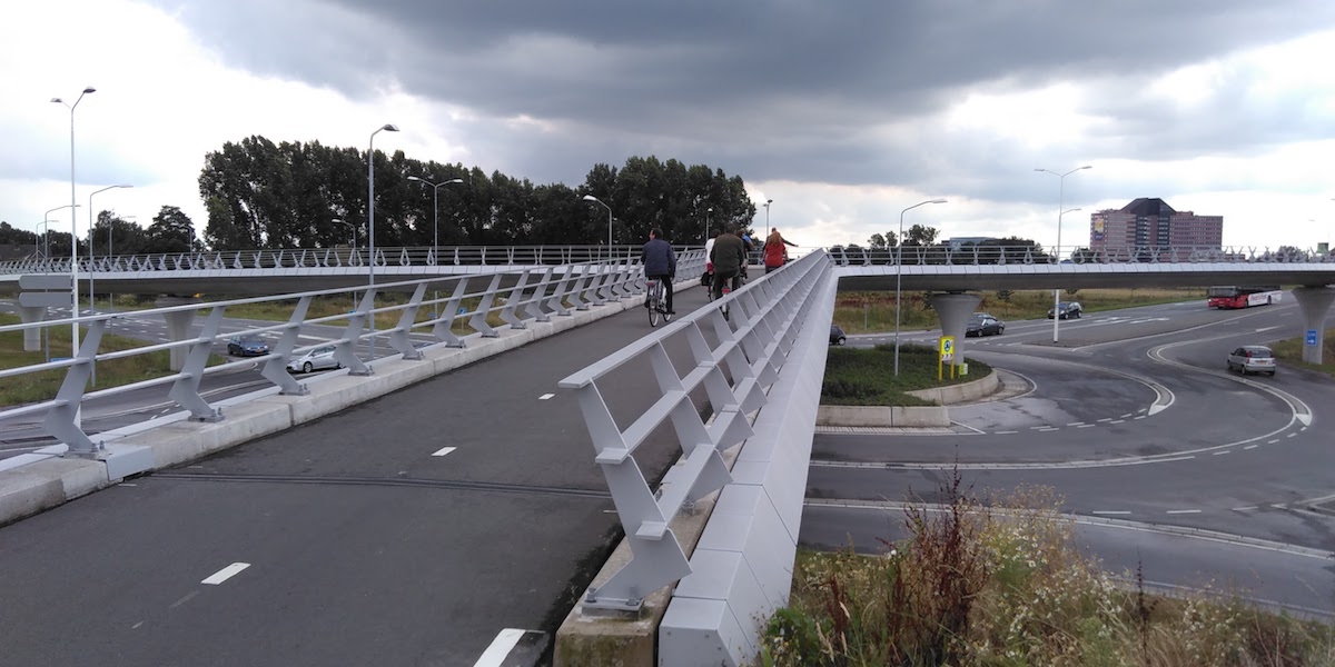Fahrrad-Viadukt in den Niederlanden - Foto: Bas Bergervoet